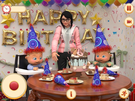 双胞胎新生婴儿日托模拟