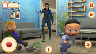 双胞胎新生婴儿日托模拟