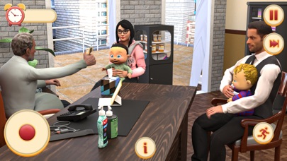 双胞胎新生婴儿日托模拟