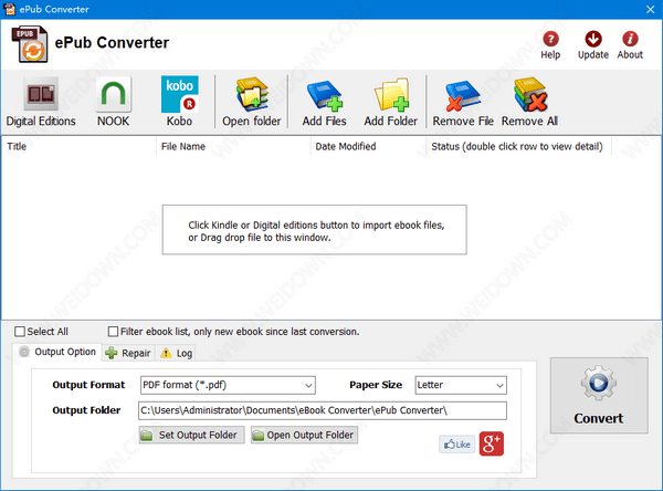 ePub Converter(epub格式转换器)下载v3.21.7012.379 pc版