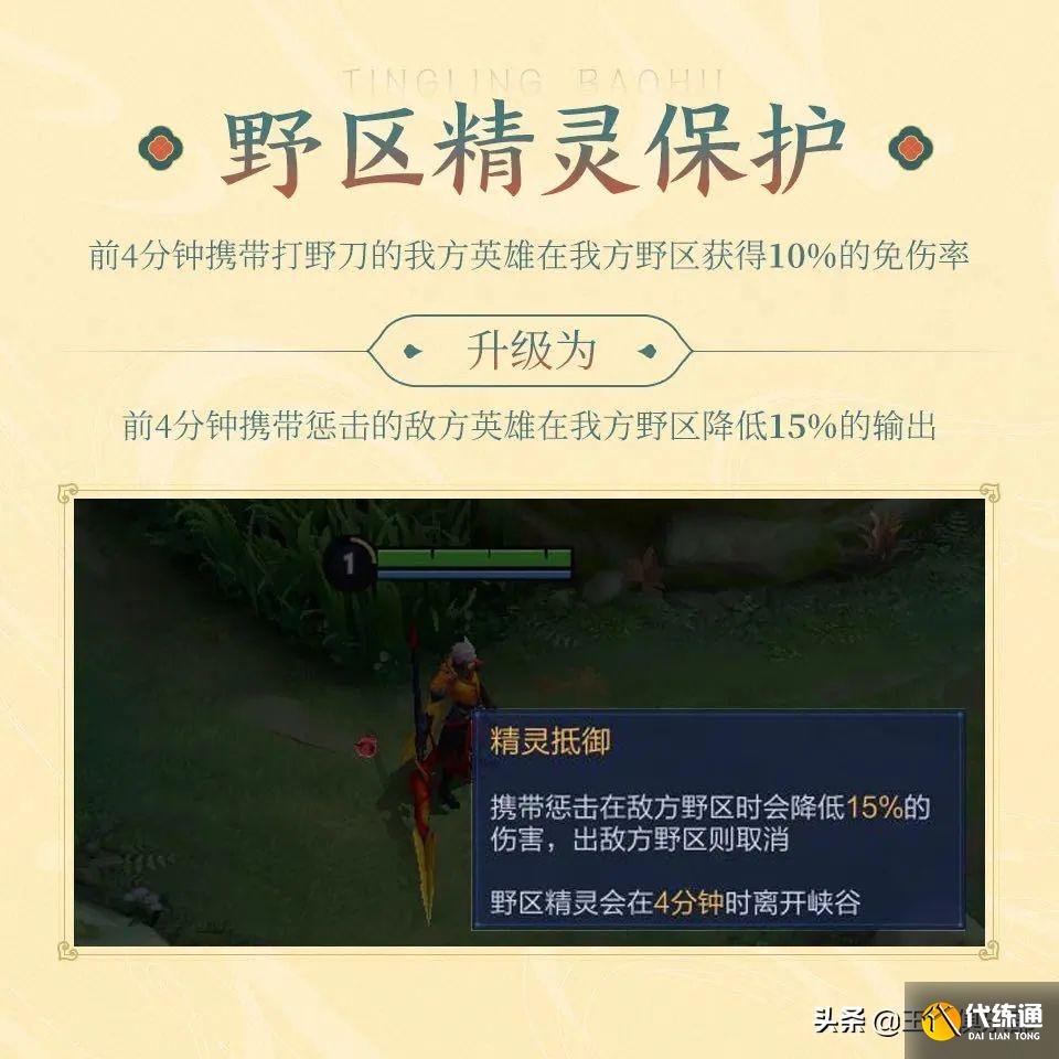 王者荣耀:打野荣耀来了?体验服野区大改,多位刺客英雄调整
