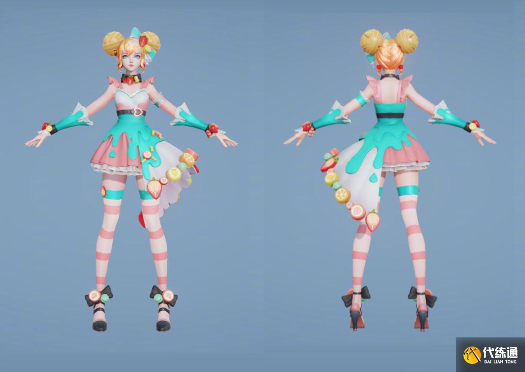 王者荣耀：水果甜心+世冠皮肤优化一览，工资装叠加bug即将修复