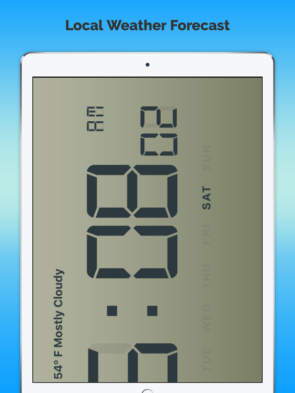 数字时钟天气预报