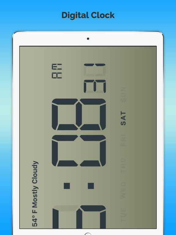 数字时钟天气预报