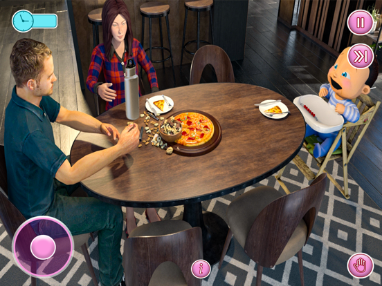 孕妇妈妈和婴儿护理游戏