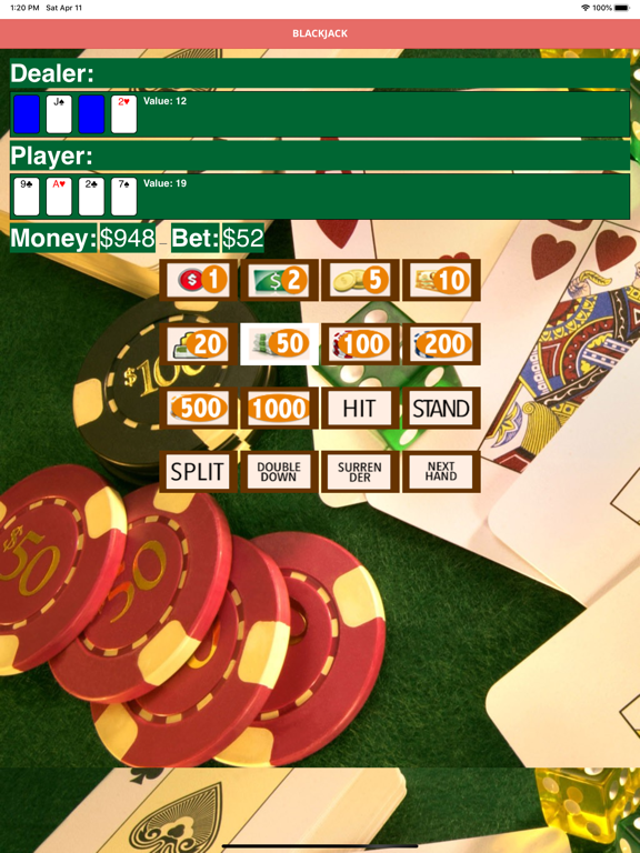 BlackJackX赌场，纸牌游戏玩二十一点21