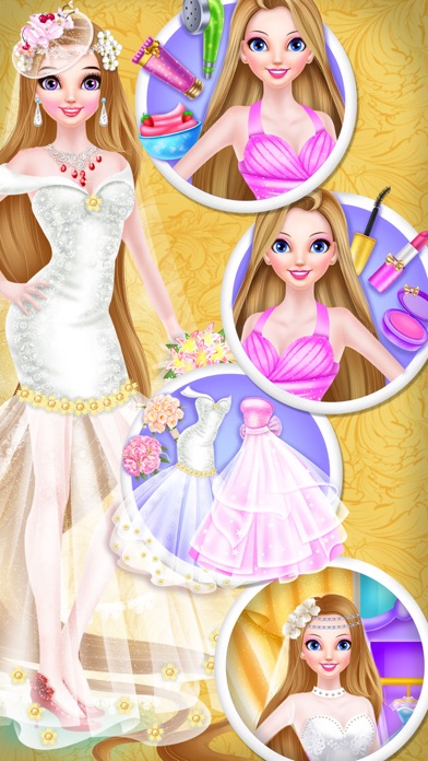 长发公主结婚-女生化妆游戏