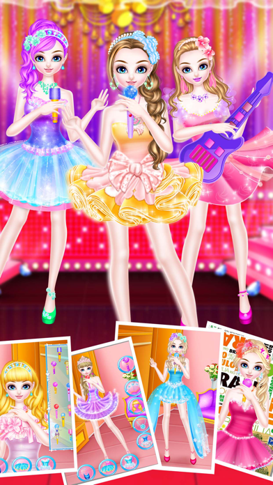 明星歌手的成长过程-女孩装扮游戏