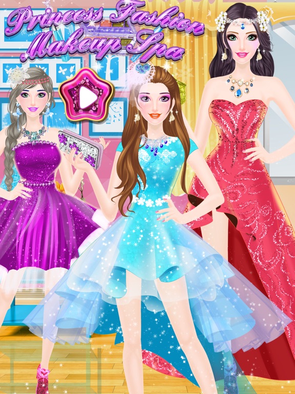 公主时尚化妆温泉spa-女孩游戏