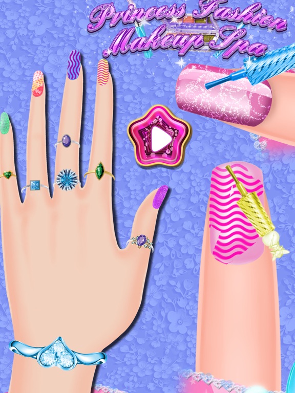 公主时尚化妆温泉spa-女孩游戏