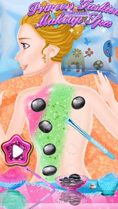 公主时尚化妆温泉spa-女孩游戏