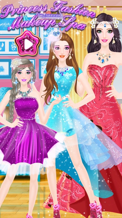 公主时尚化妆温泉spa-女孩游戏