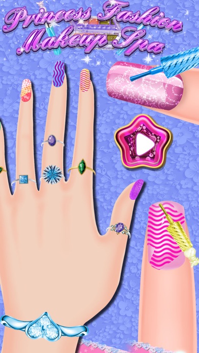 公主时尚化妆温泉spa-女孩游戏