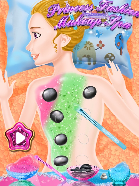 公主时尚化妆温泉spa-女孩游戏