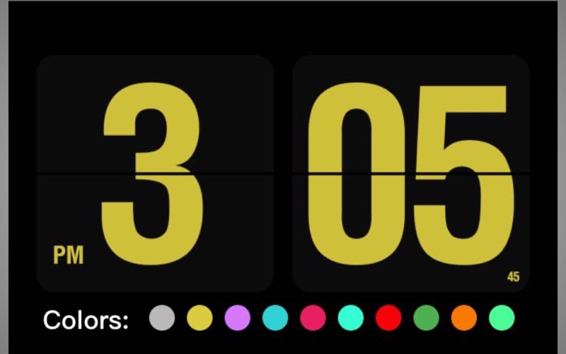 时钟屏保_全屏显示桌面时钟屏幕保护程序