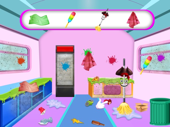 火车清洗和清洁游戏