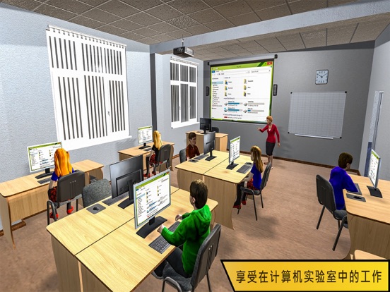 虚拟学校女孩模拟器2021动漫学校爱情故事游戏