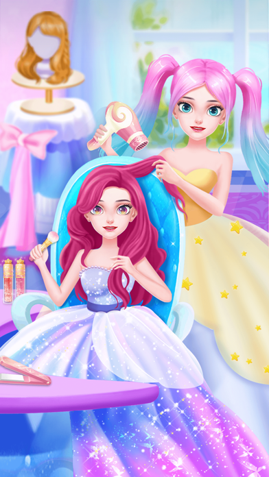 冰雪公主皇家婚礼_美发美甲时尚换装化妆少女小游戏