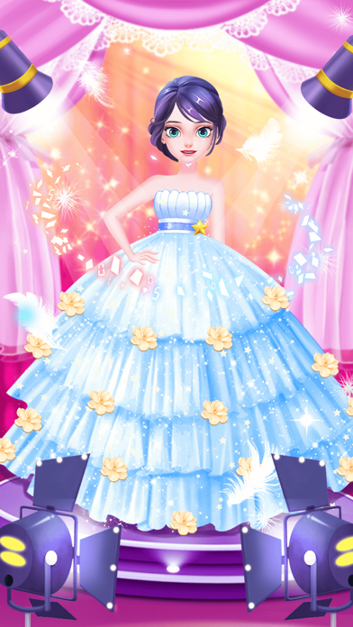 冰雪公主皇家婚礼_美发美甲时尚换装化妆少女小游戏