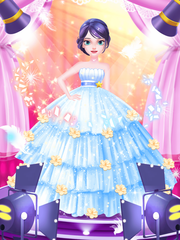 冰雪公主皇家婚礼_美发美甲时尚换装化妆少女小游戏