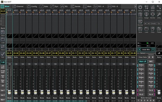 百灵达x32调音台pc控制软件下载v4.2 官方最新版