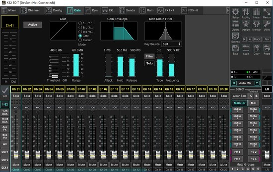 百灵达x32调音台pc控制软件下载v4.2 官方最新版