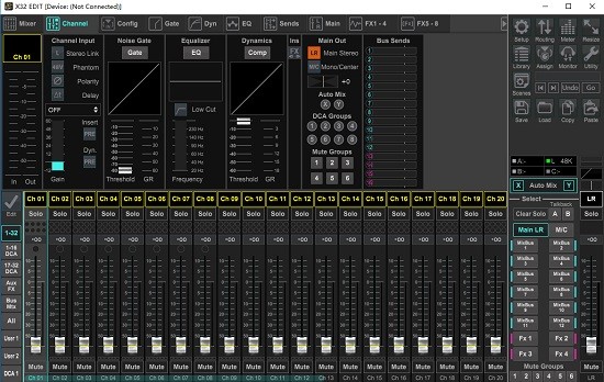 百灵达x32调音台pc控制软件下载v4.2 官方最新版