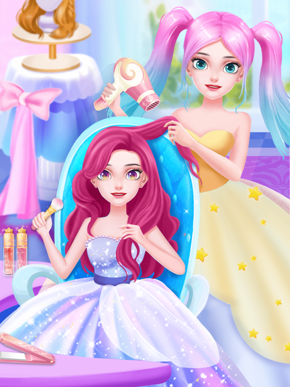 冰雪公主皇家婚礼_美发美甲时尚换装化妆少女小游戏