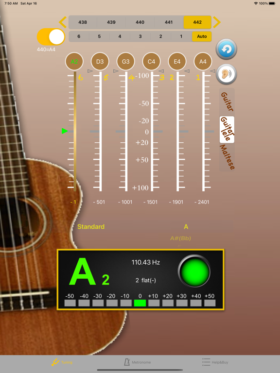 GuitarTuner:吉他调音器