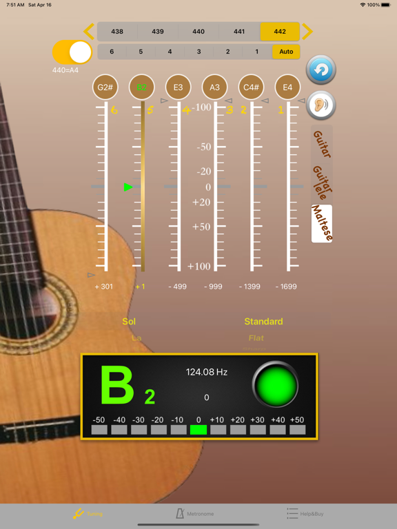 GuitarTuner:吉他调音器