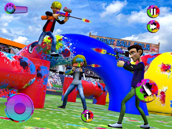 彩弹射击大逃杀游戏