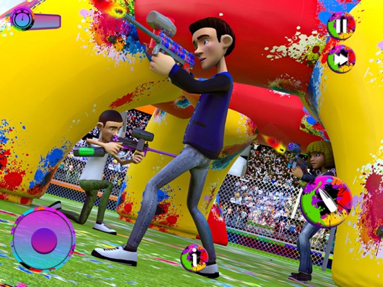 彩弹射击大逃杀游戏