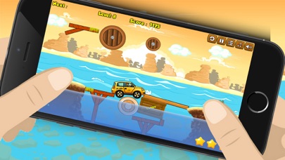 铺路搭桥汽车过河游戏