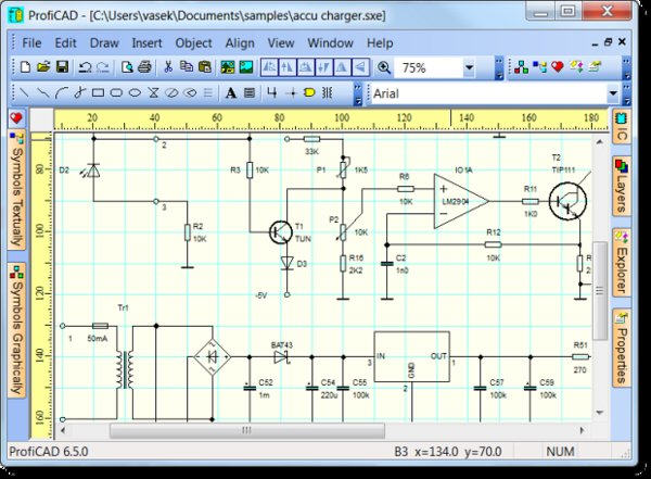 proficad(CAD电气原理图形工具)下载v11.5.1 官方特别版