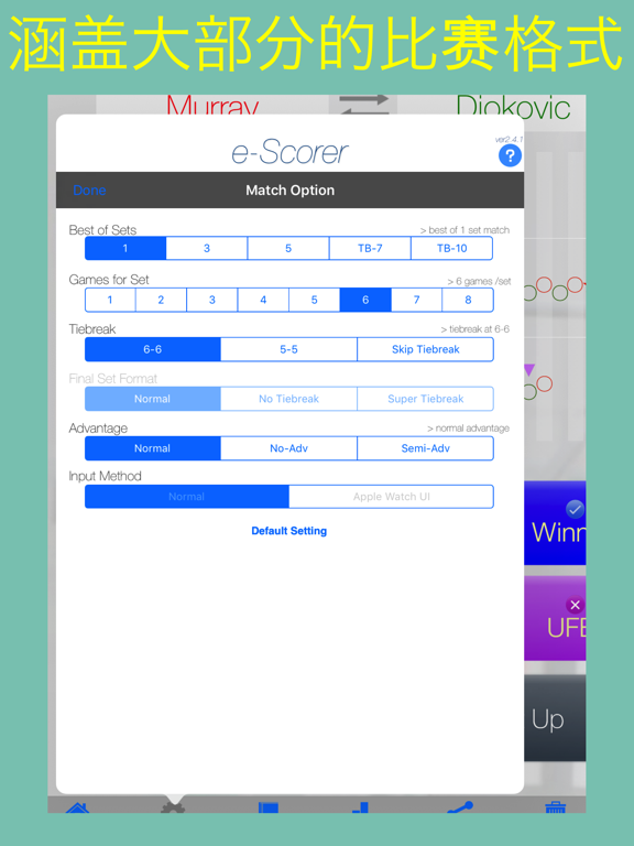 e-记分员 网球 (e-Scorer Tennis)