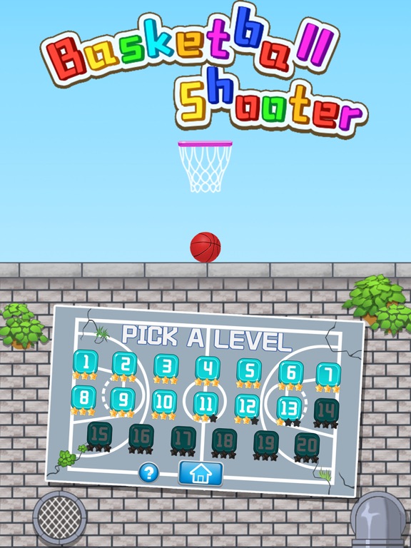 篮球物理投篮高手-益智投篮关卡游戏