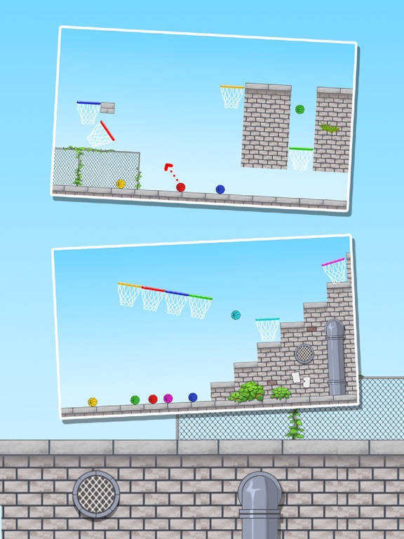 篮球物理投篮高手-益智投篮关卡游戏
