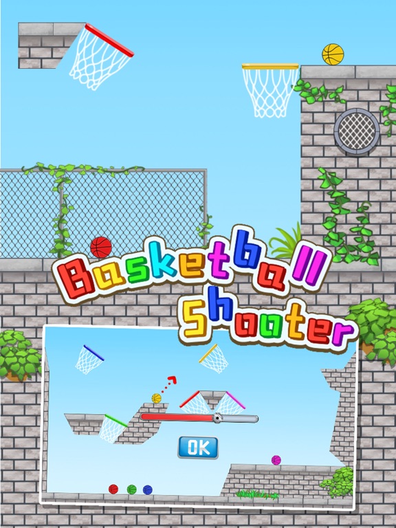 篮球物理投篮高手-益智投篮关卡游戏