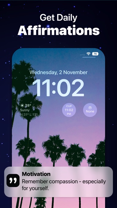 每日励志语录睿心冥想肯定为了iOS电话