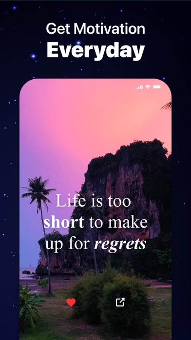 每日励志语录睿心冥想肯定为了iOS电话