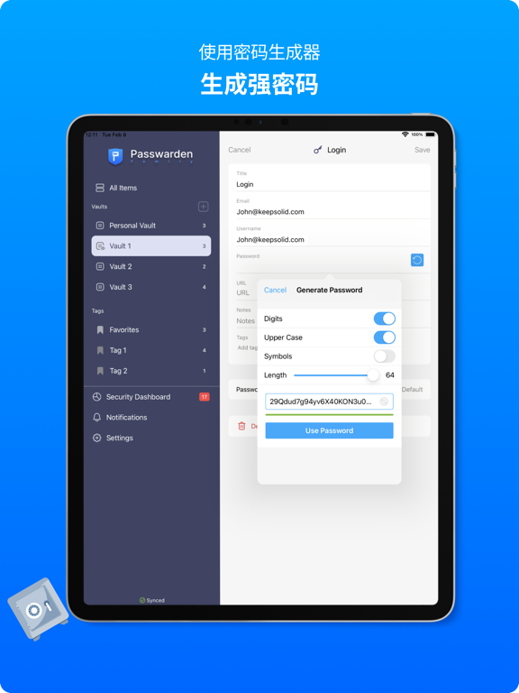 Passwarden_密码管理密码管家密码生成器