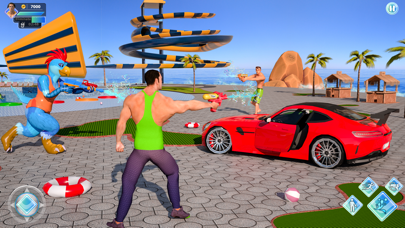 彩弹射击：水上游戏