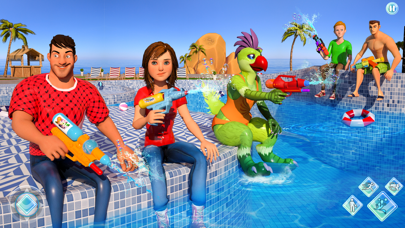 彩弹射击：水上游戏