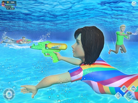 彩弹射击：水上游戏