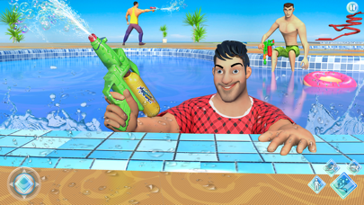 彩弹射击：水上游戏