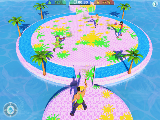 彩弹射击：水上游戏