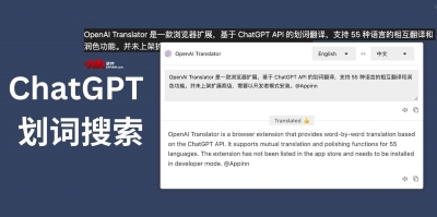OpenAI Translator(翻译插件)中文版下载v0.0.9