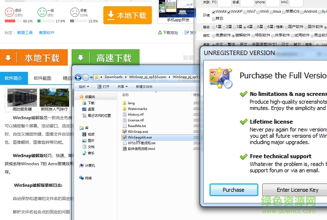 winsnap汉化修改版下载v4.5.8 中文版