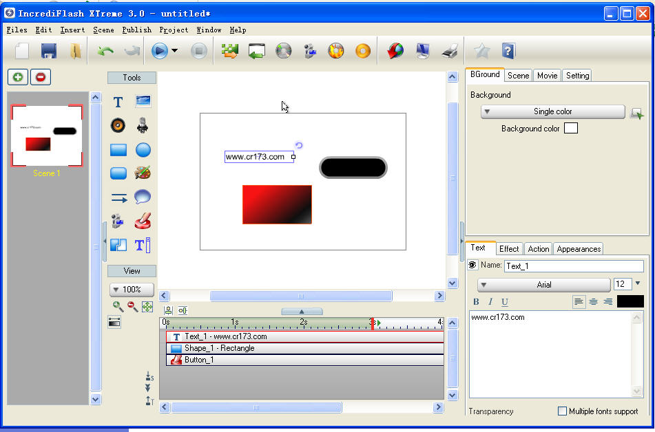 附Flash动画制作(IncrediTools IncrediFlash XTreme)下载v3.0.Build.3024 英文安装版