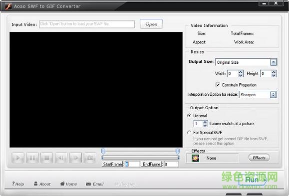 Aoao SWF to GIF Converter(SWF转换为GIF)下载v2.9 绿色特别版